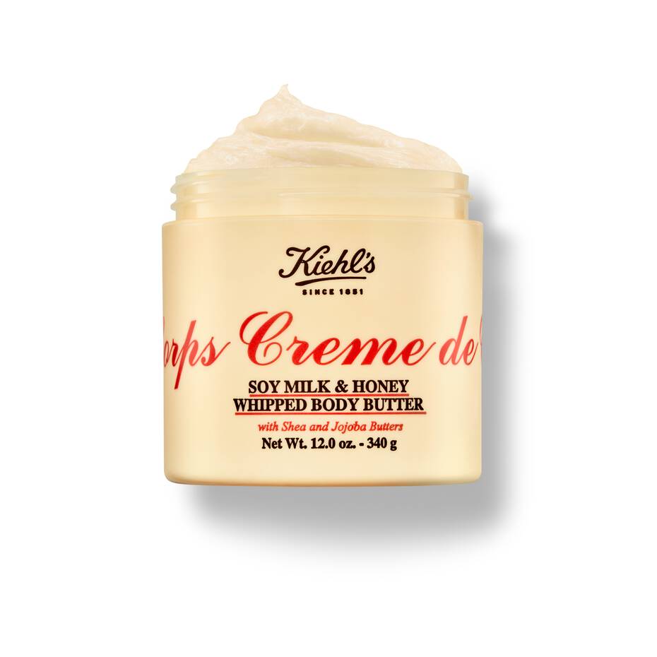 Kiehl's Creme de Corps Soy Milk & Honey Whipped Body Butter - Masło do ciała z miodem i mlekiem sojowym 340 g