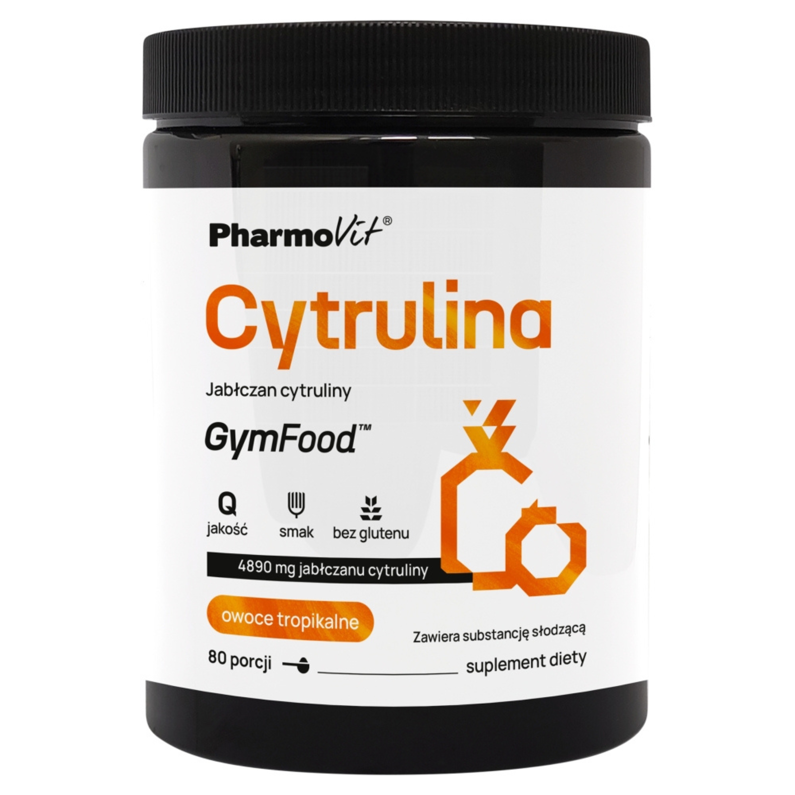 Pharmovit gymfood cytrulina, owoce tropikalne, 400 g (data ważności: 26.11.2025)