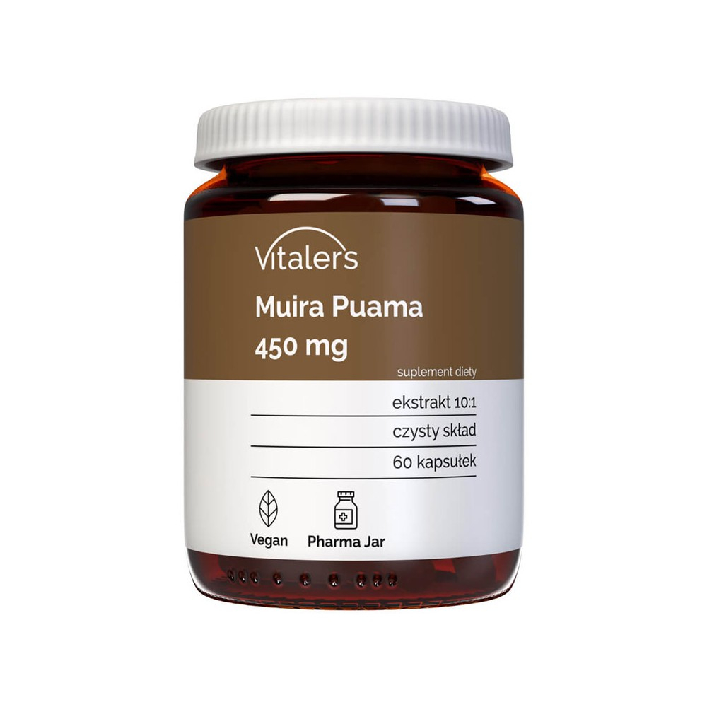 Vitaler's muira puama 450 mg, 60 kapsułek