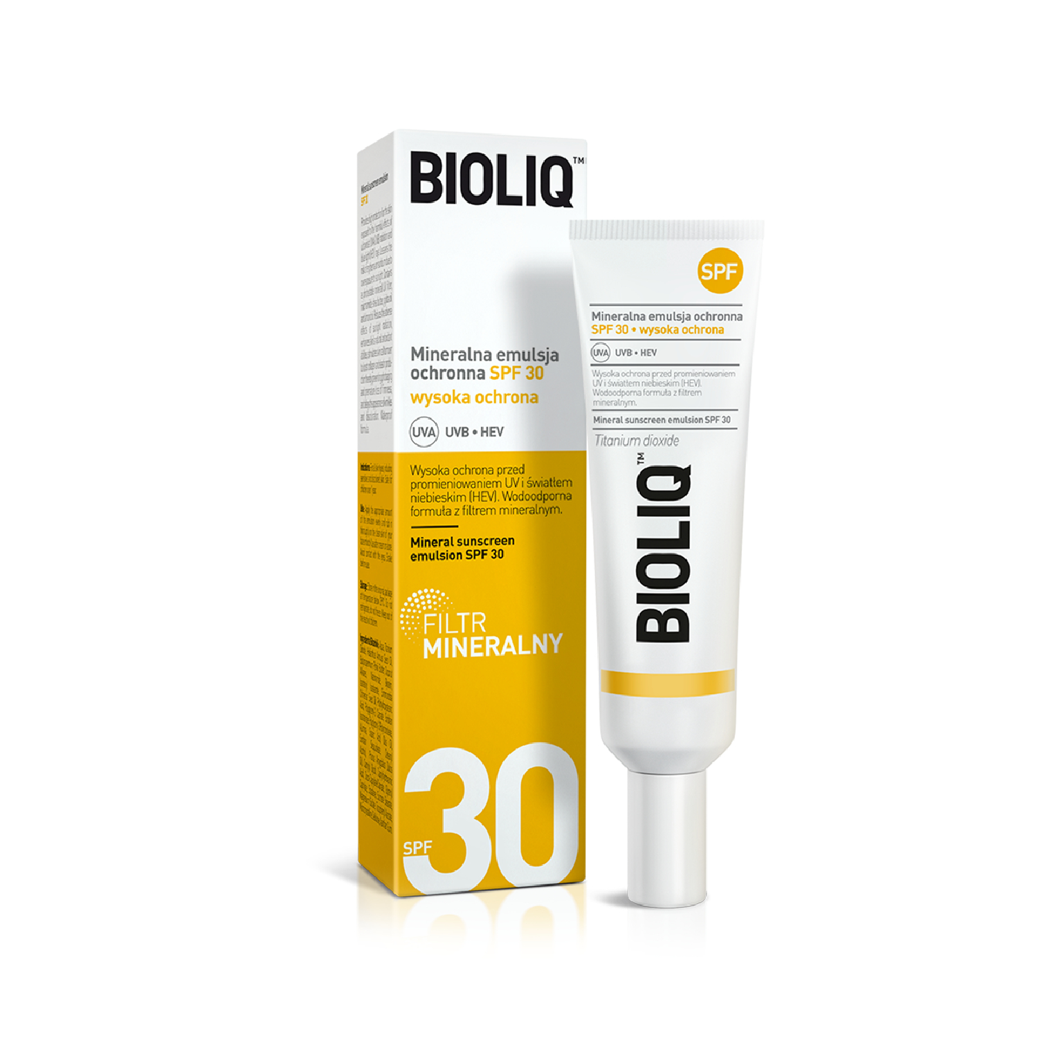 Bioliq - mineralna emulsja ochronna spf 30, 30 ml