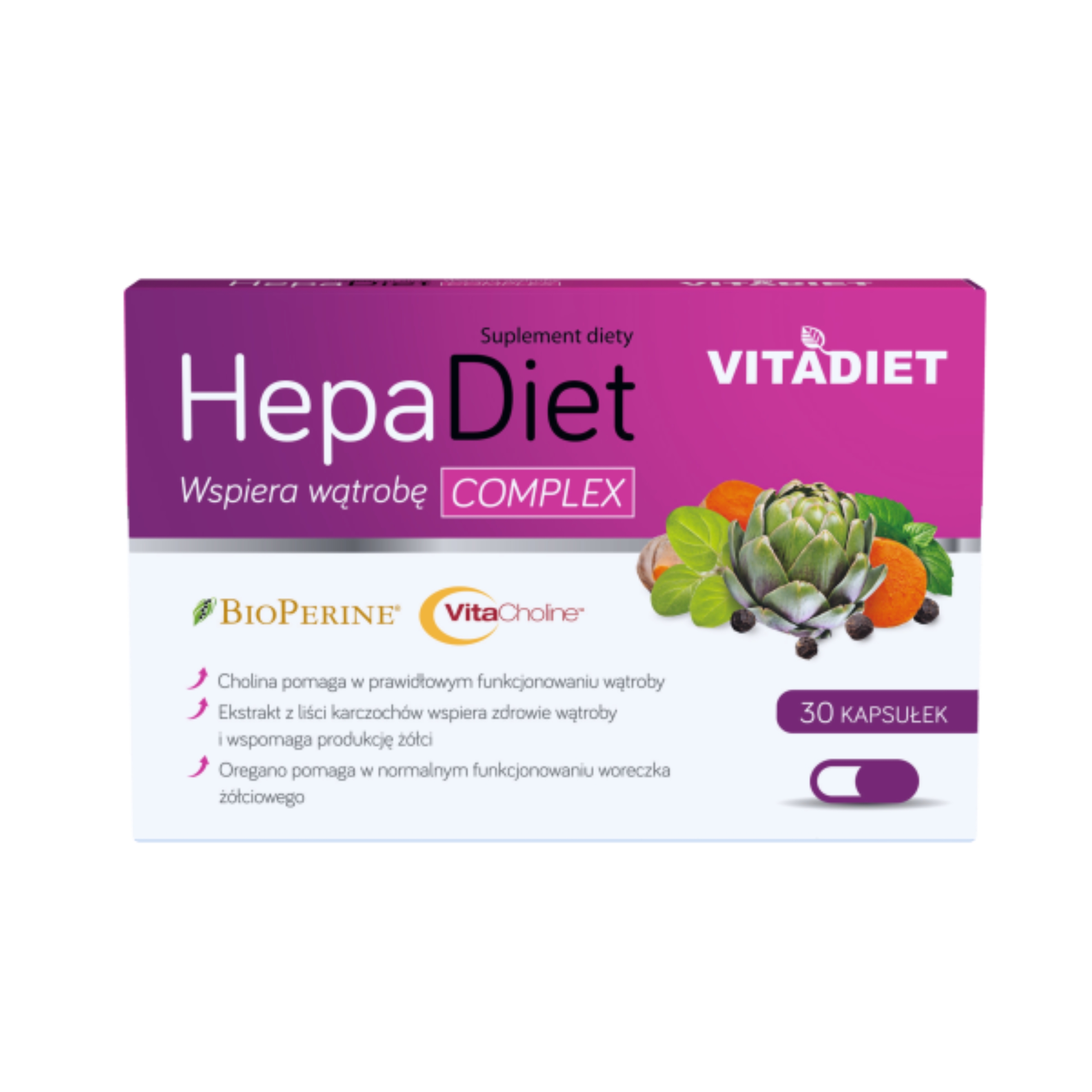 Hepadiet complex, 30 kapsułek