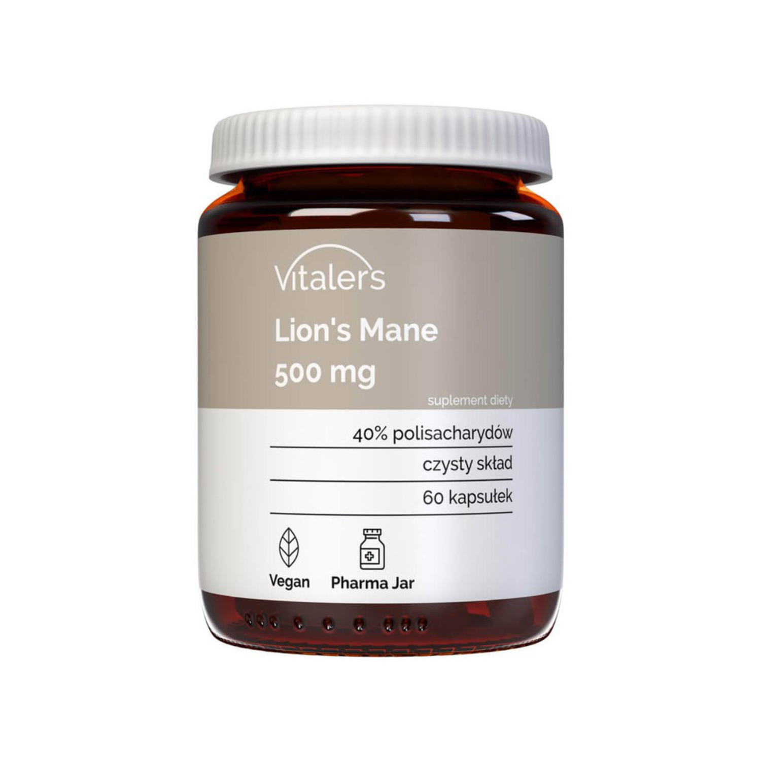 Vitaler's soplówka jeżowata 500 mg, 60 kapsułek
