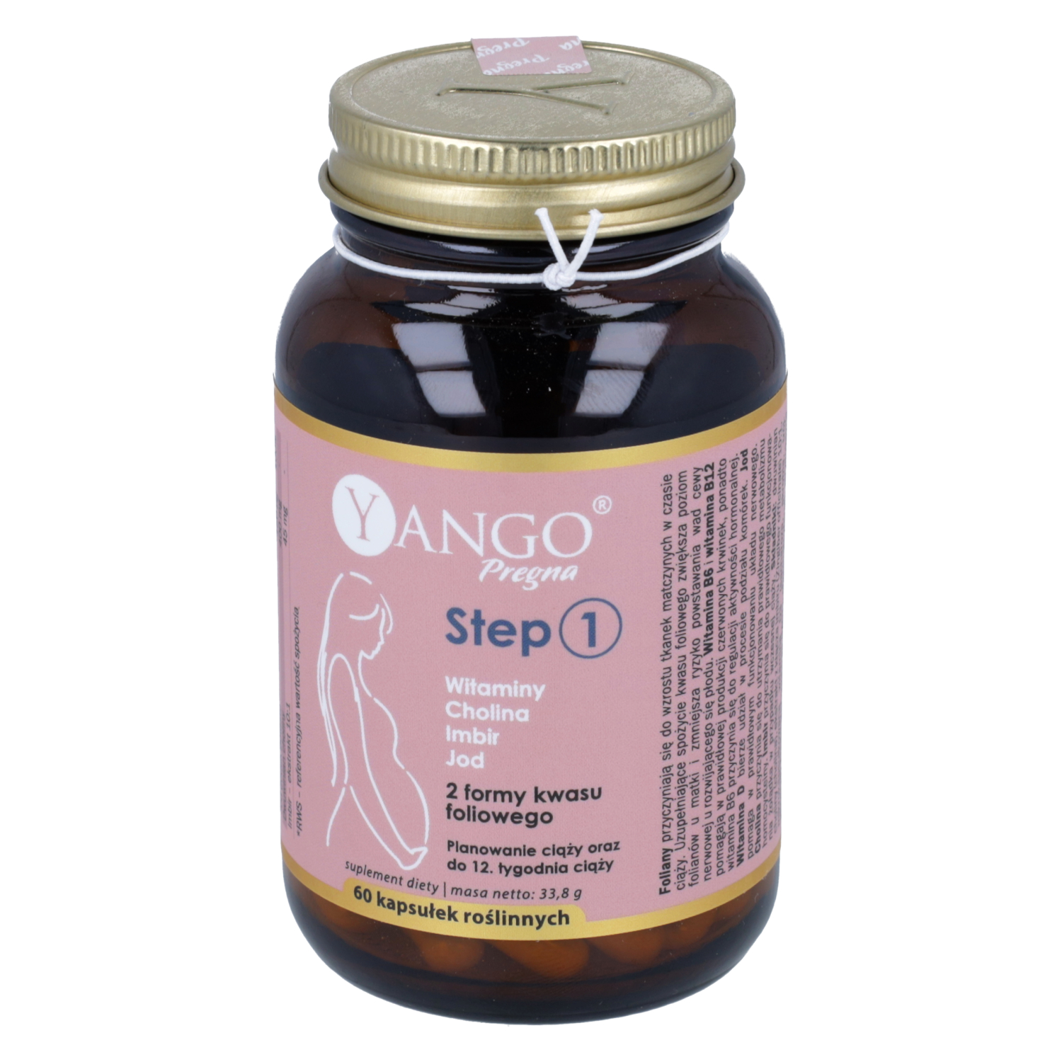 Yango pregna step 1, 60 kapsułek roślinnych
