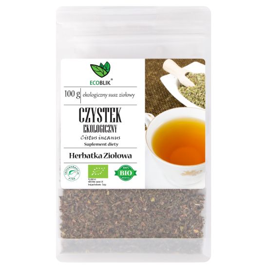 Ecoblik herbata ziołowa czystek ekologiczny, 100 g