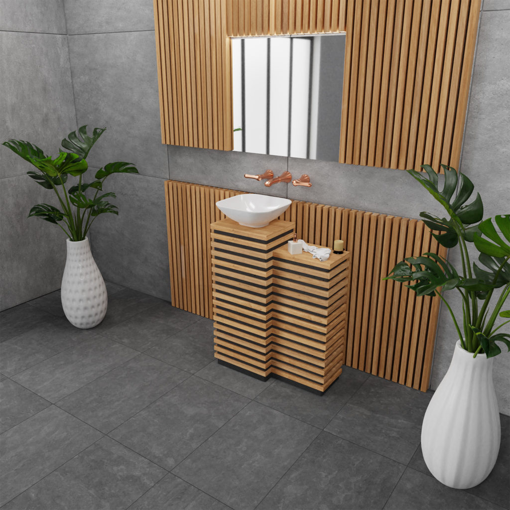 Vayer Grus umywalka 36x36 cm nablatowa biała 036.036.011.3-6.0.1.0.0