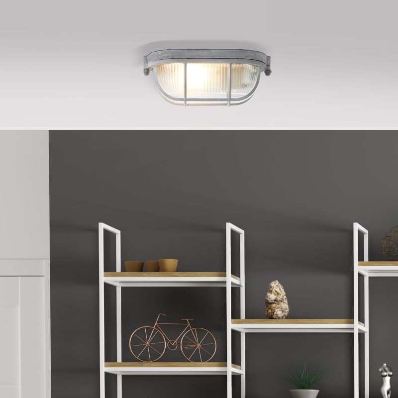 Brilliant Bobbi kinkiet 1x40W szary 94458/70