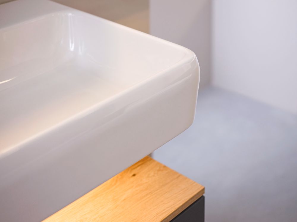 Duravit Qatego umywalka 120x47 cm meblowa prostokątna HygieneGlaze biały połysk 2382122060