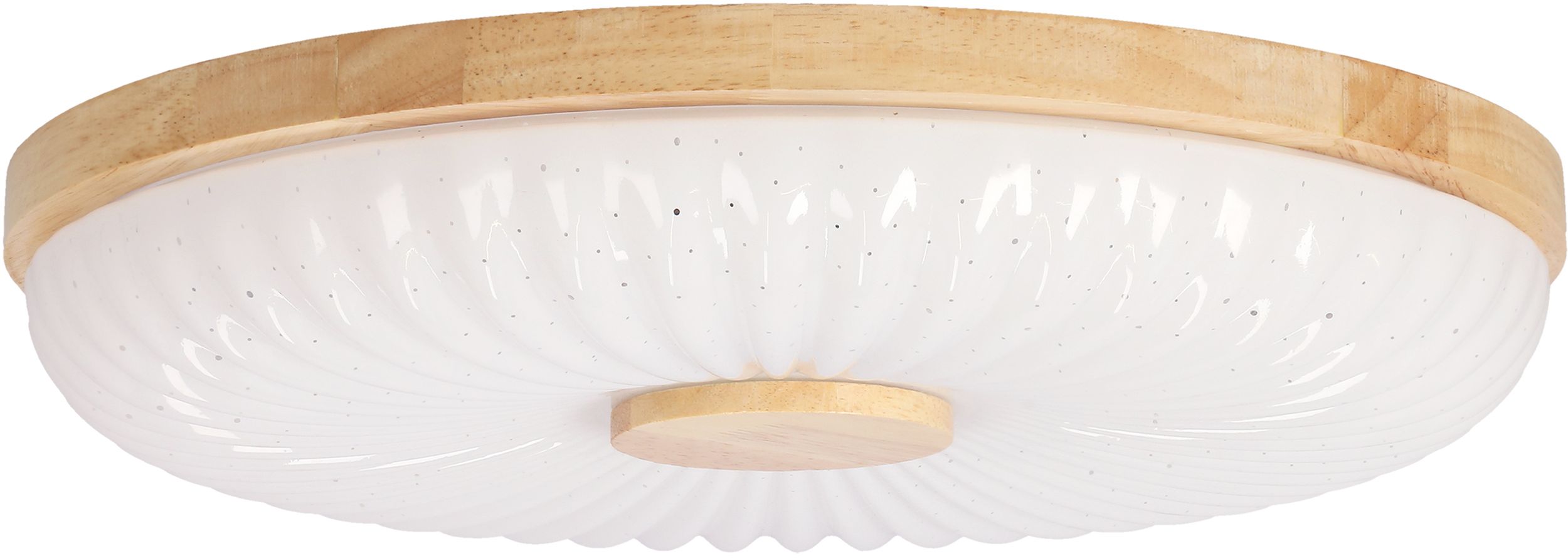 Candellux Tart plafon 1x24W LED biały/drewno 13-24954