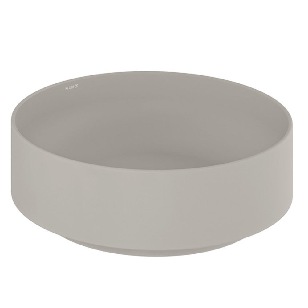 Kludi Resa R umywalka z korkiem 40x40 cm okrągła nablatowa brąz/beż 58CW10O2 - Wysyłka w 24h