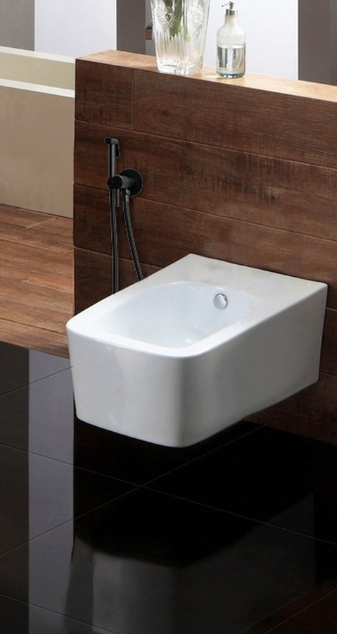 Rea Loop Black bateria bidetowa podtynkowa czarny mat REA-B8978 - Wysyłka w 24h