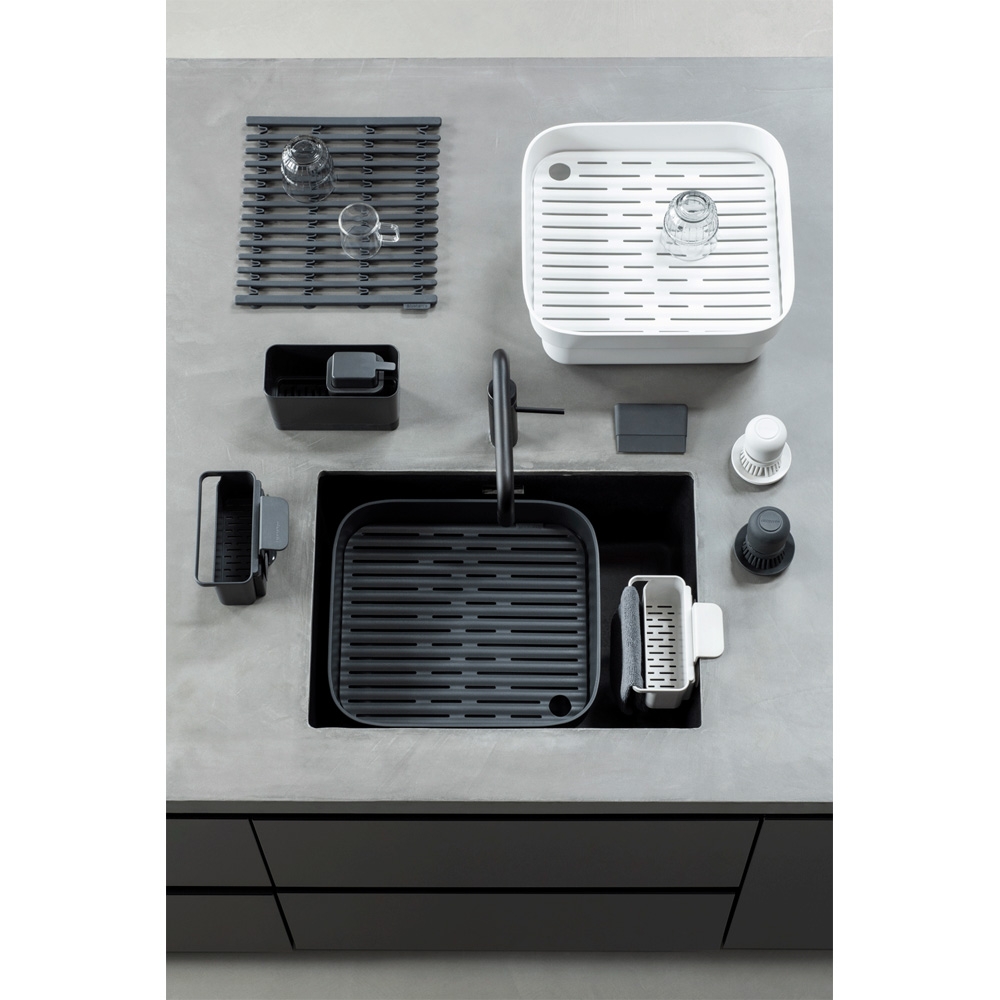 Brabantia zestaw do mycia i suszenia naczyń grafitowy 660184