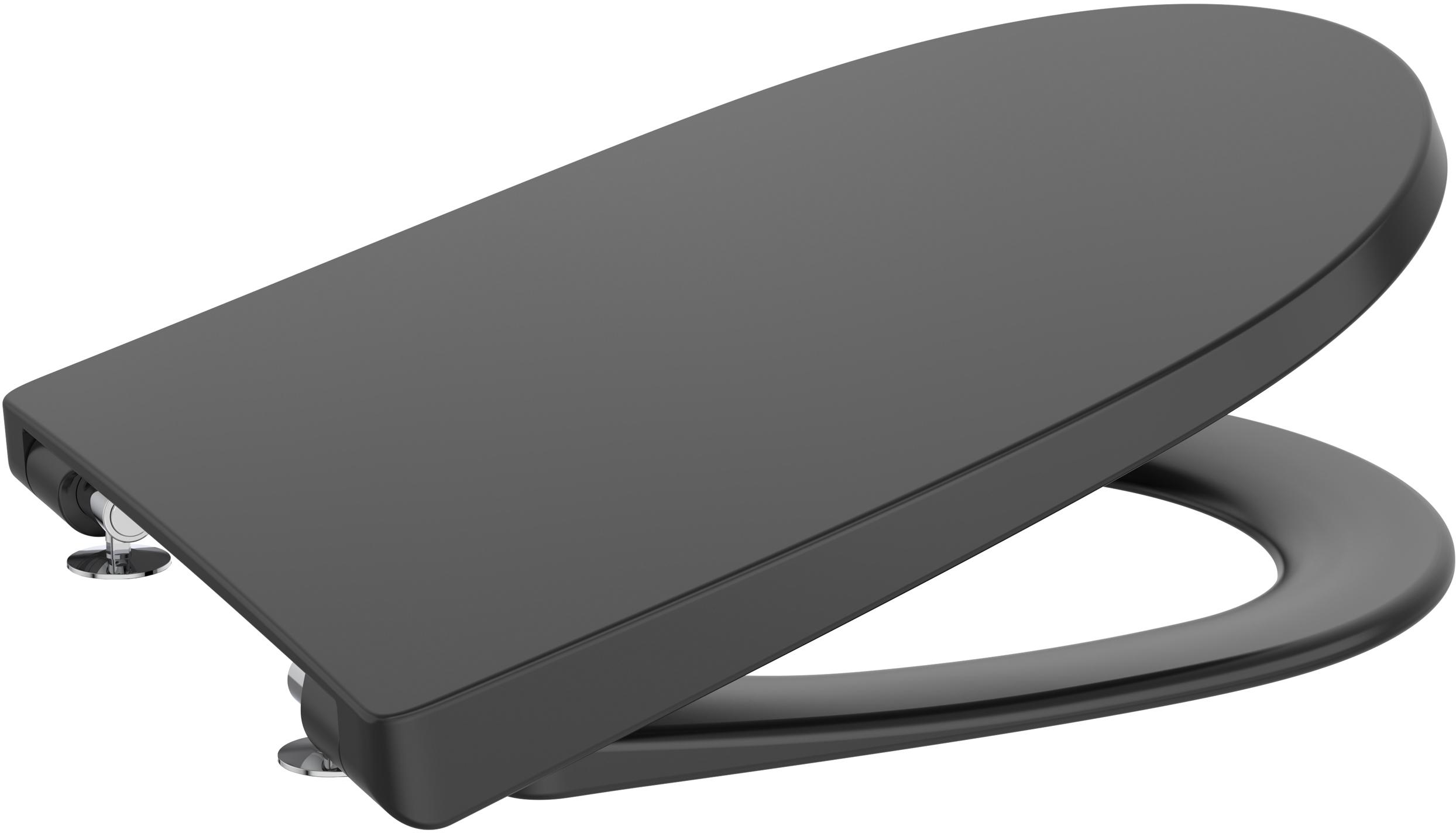 Roca Ona deska sedesowa wolnoopadająca czarna A801E22081 - Wysyłka w 24h