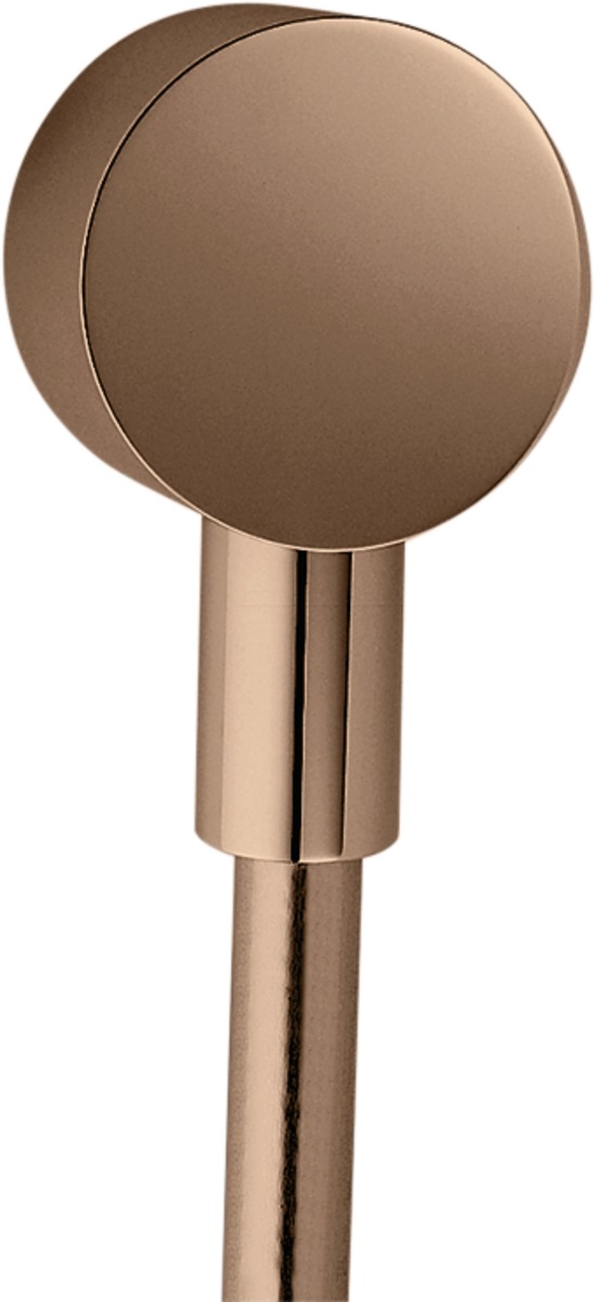 Axor Starck przyłącze węża Fixfit czerwony złoty polerowany 27451300