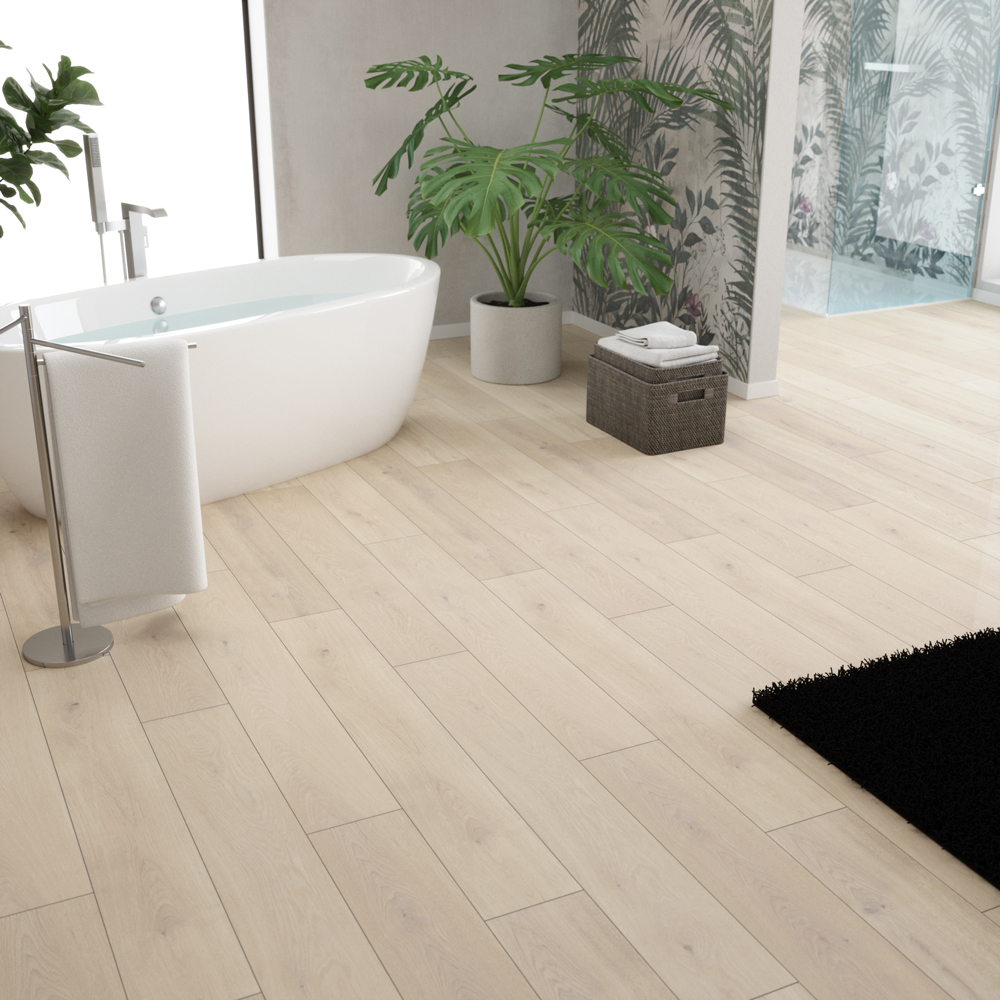 Kronostep SPC panel winylowy 128x19,2 cm drewno jasne KSS4-481PX