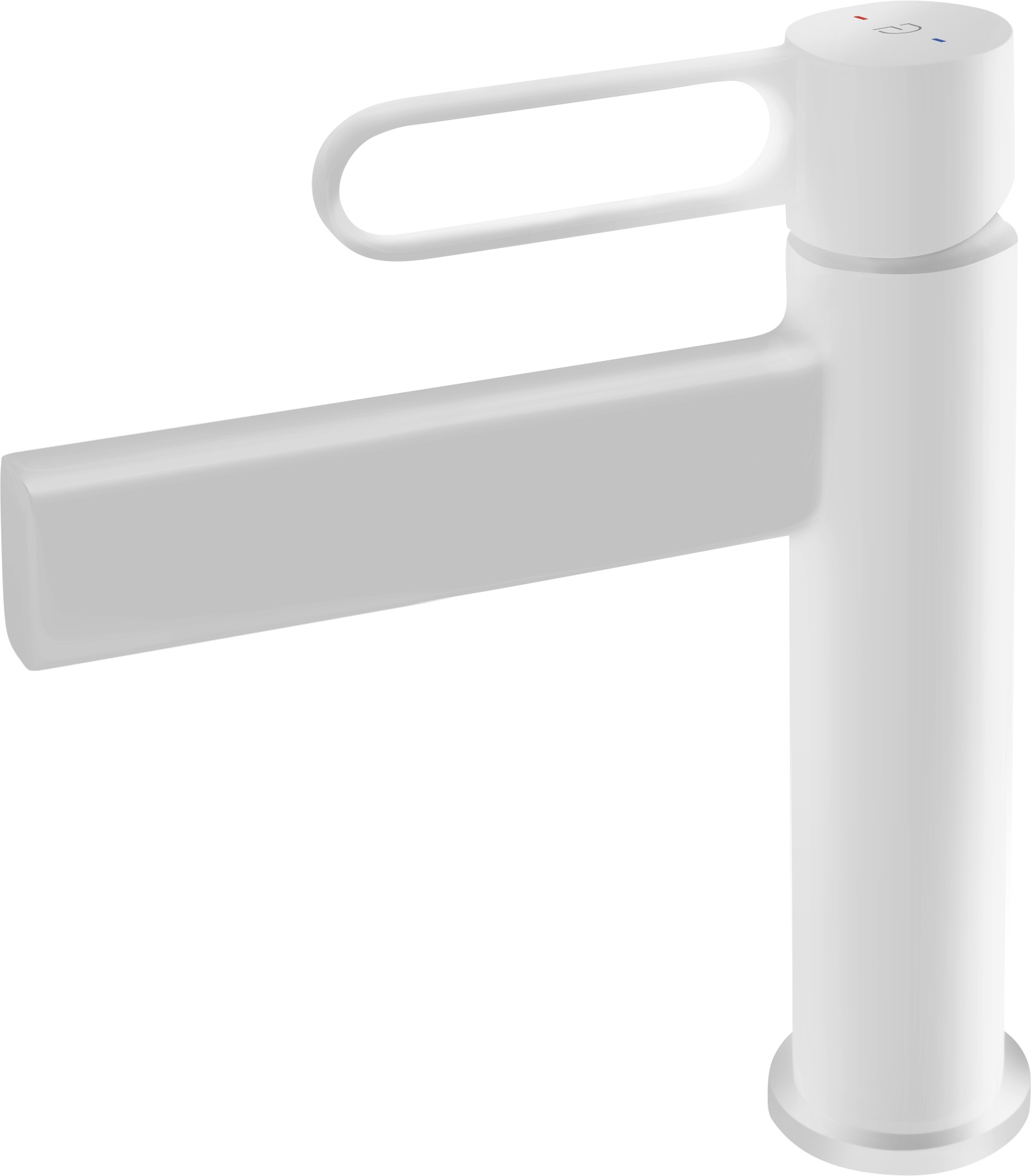 FDesign Zaffiro bateria umywalkowa stojąca biała FD1-ZFR-2-33