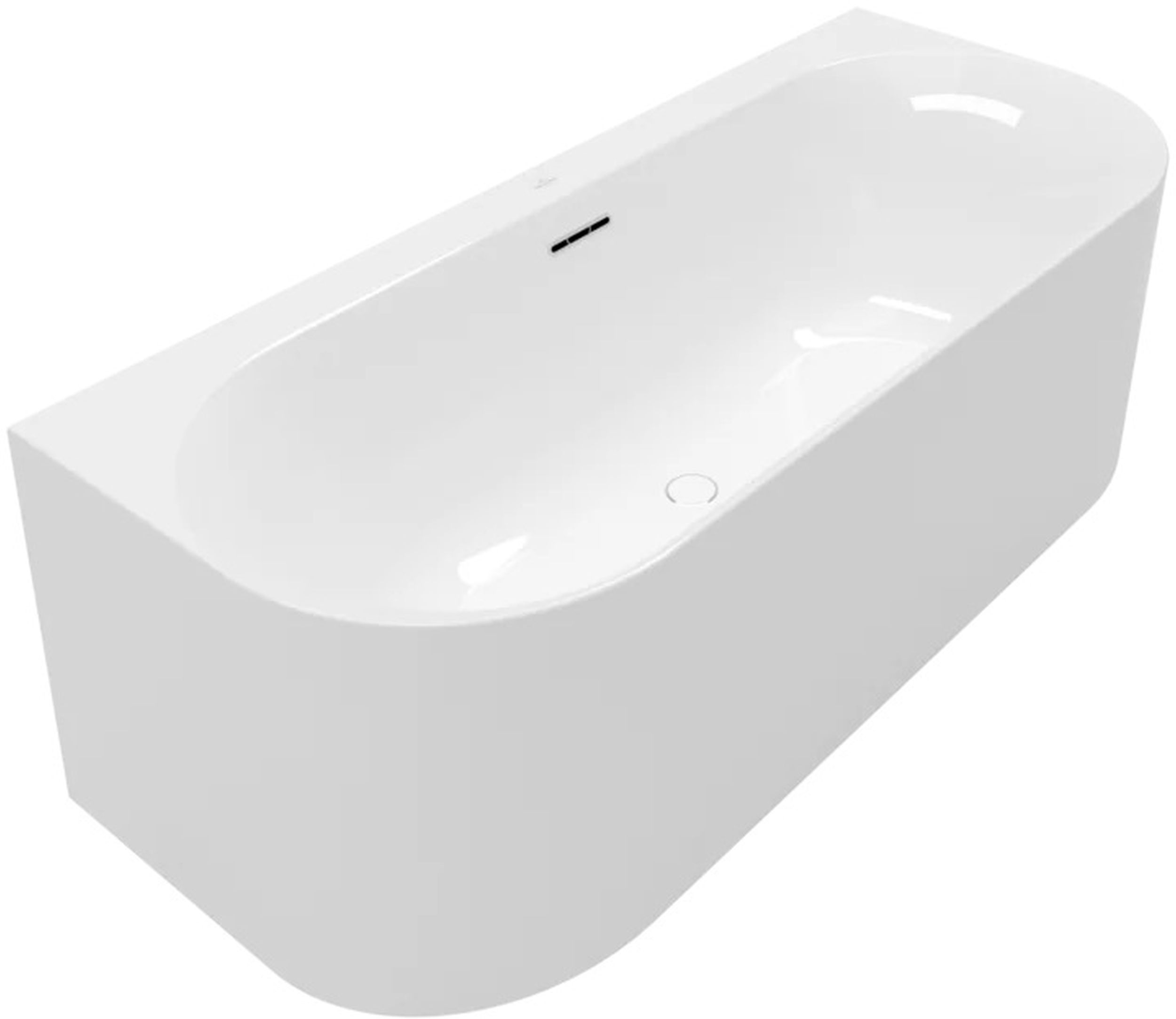 Villeroy & Boch Loop & Friends wanna przyścienna 170x75 cm owalna biała UBA170LOF9CS00V-01