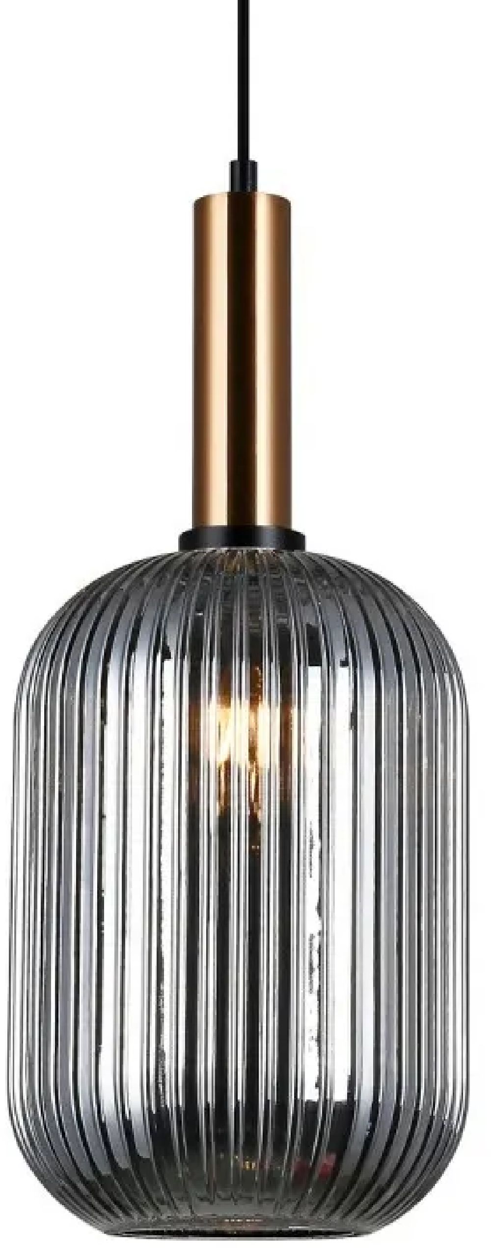 Italux Antiola lampa wisząca 1x40 W mosiądz PND-5588-1L-BRO+SG
