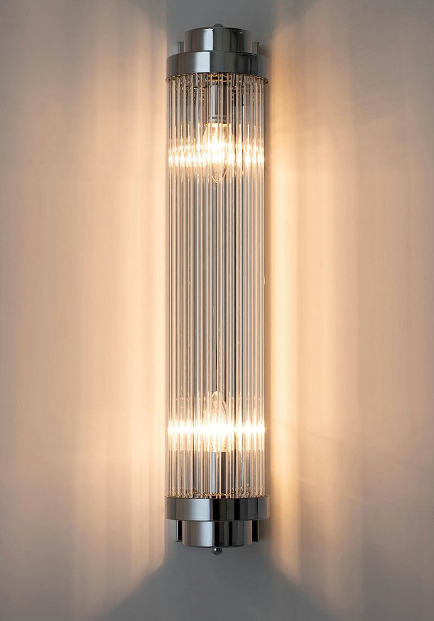 Moosee Column kinkiet 2x40 W przezroczysty-srebrny MSE010100362