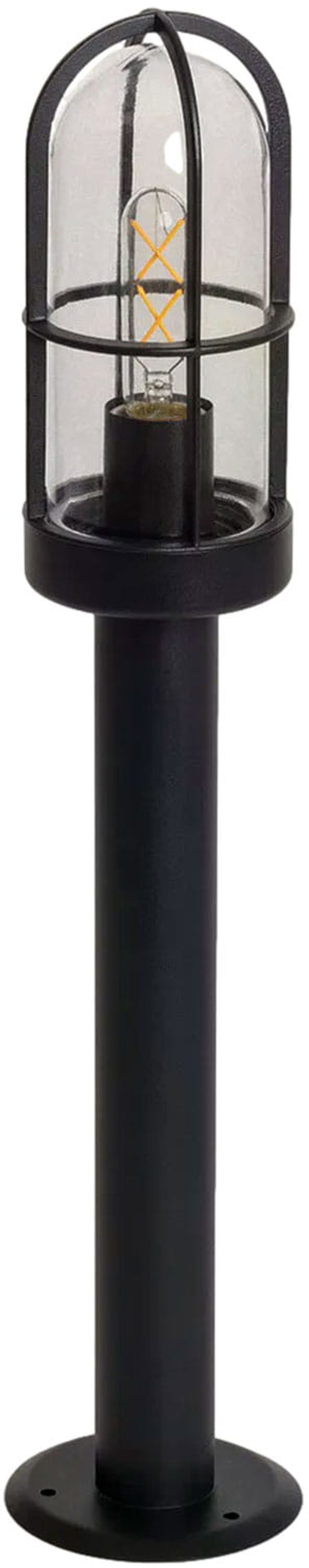 Abruzzo Gardena Clasica Marcolampa stojąca zewnętrzna 1x40 W czarny ABR-LOS1-E27