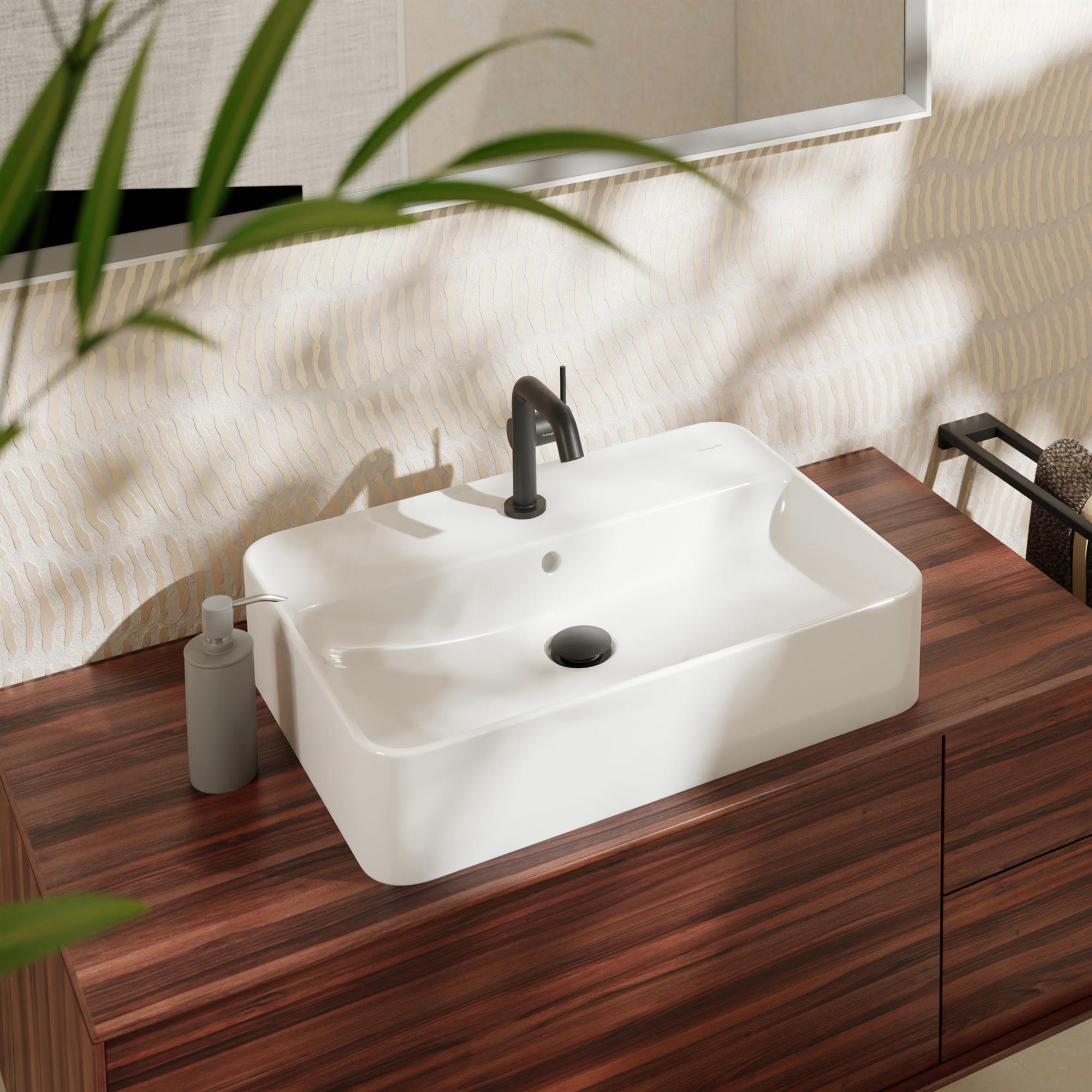 Hansgrohe Xuniva Q umywalka 60x45 cm nablatowa SmartClean biały 61082450