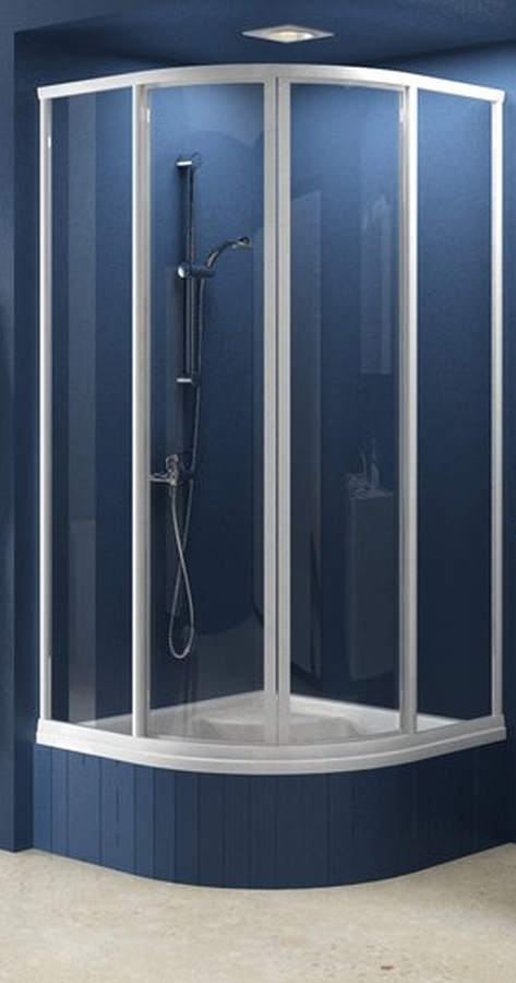 Ravak Supernova Sabina SKCP4-90 kabina prysznicowa 90 cm półokrągła biała/pearl 31177V10011