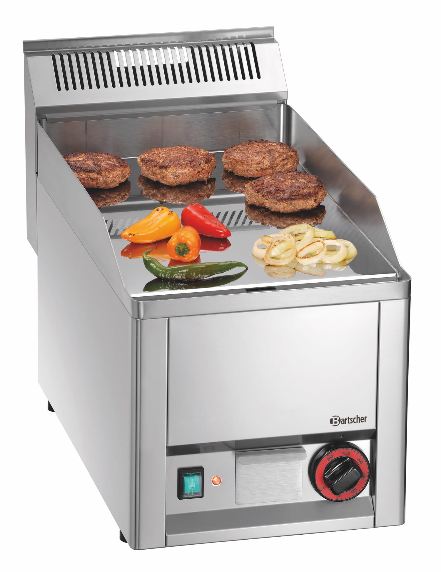 Płyta grillowa 32x48cm stal chromowana Bartscher