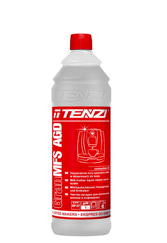 Gran MFS AGD 1L płyn do czyszczenia układów spieniania mleka TENZI
