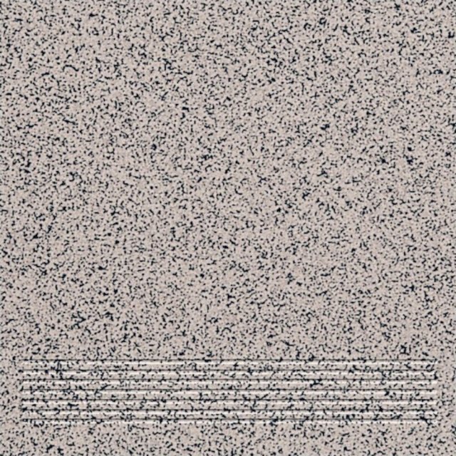 Gres techniczny stopnica MOUNT EVEREST grey-black mat pcs 30x30 gat.