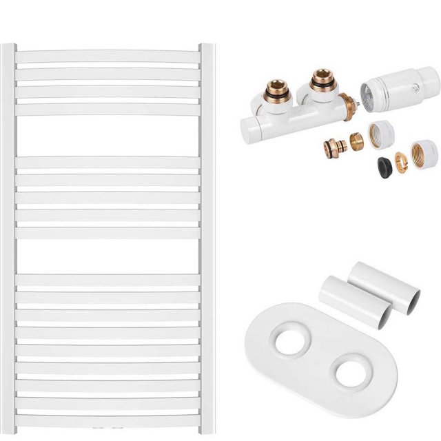 INVENA Grzejnik łazienkowy PROV 100x54 zes. DUOPLEX maskownica podw.