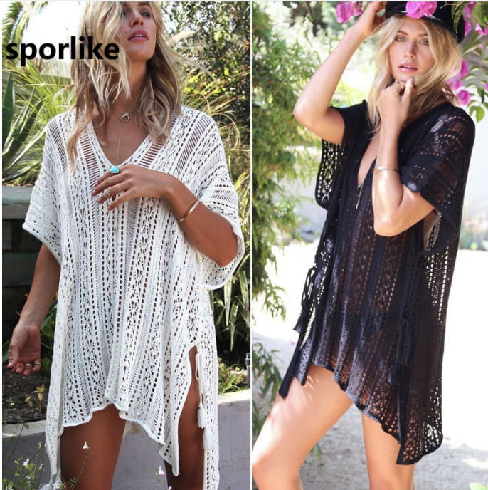 Pareo na plażę narzutka w 4 kolorach