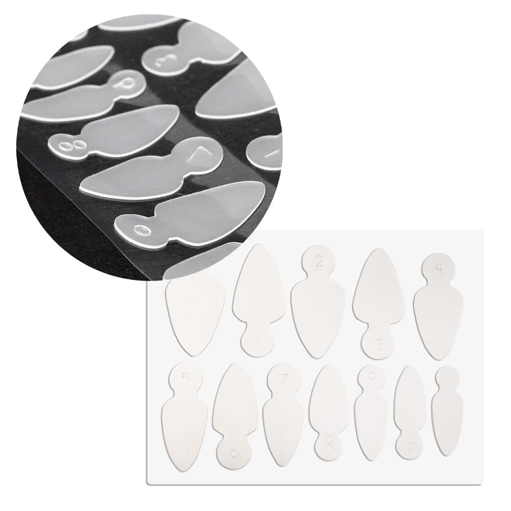 Combo system dual form silikonowe formy do frencha MollyLac migdał 12 sztuk