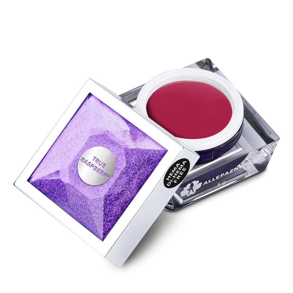 Żel do zdobień Artistic Gel paint gel ombre ornamenty Allepaznokcie Be on Trend True Raspberry HEMA /Di-HEMA Free 5 g Nr 40