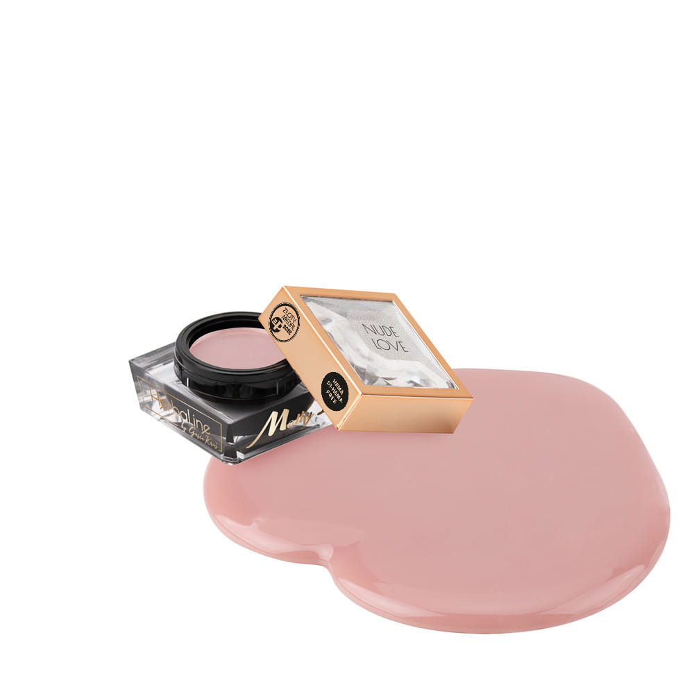 Żel budujący do paznokci HEMA/Di-HEMA Free z olejkiem z drzewa herbacianego MollyLac HerbaLine Nude Love by Gosia Kruś 5 g