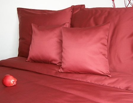 Poszewki na poduszki 70x80 - bawełna andropol wz. bordo