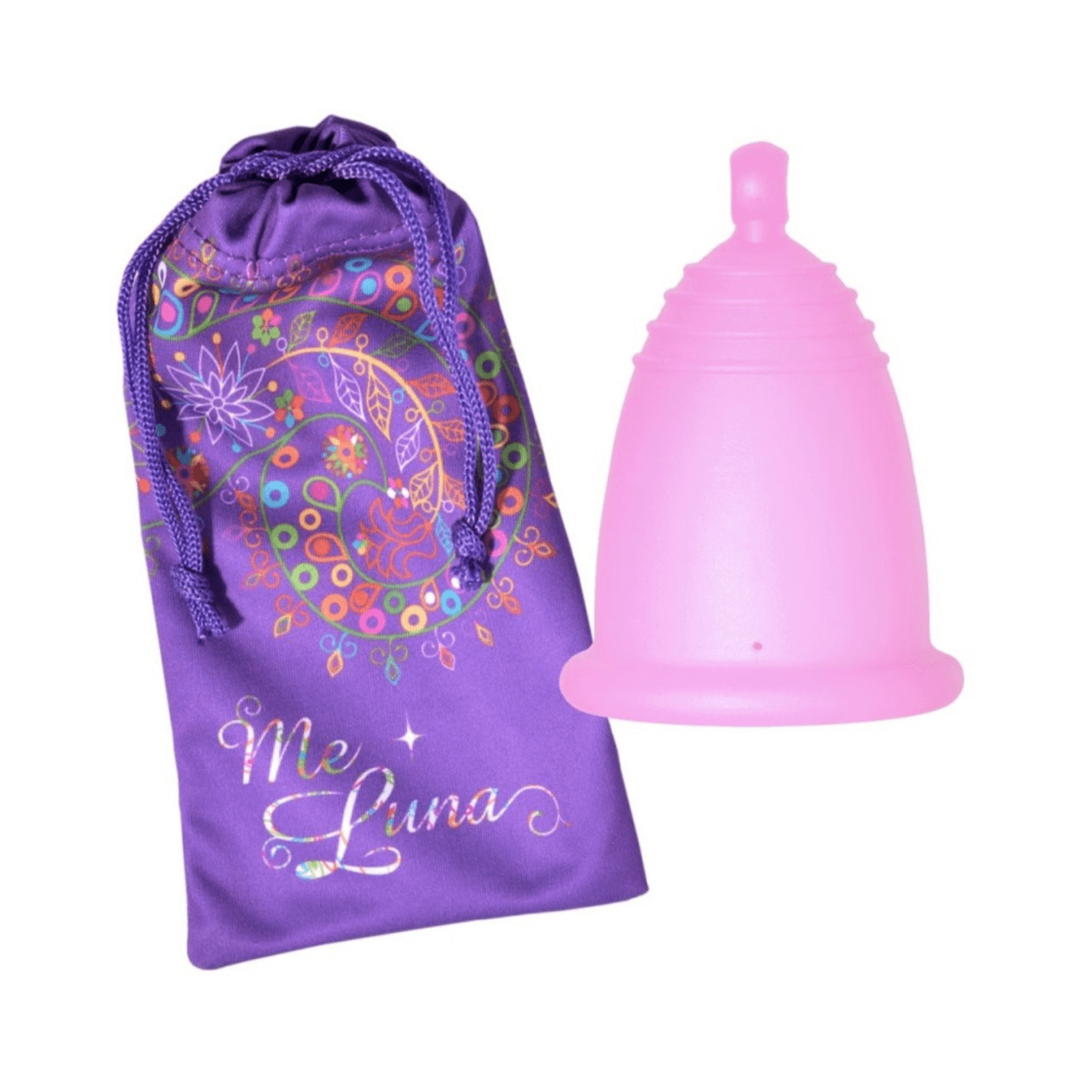 Kubeczek menstruacyjny Me Luna SOFT L różany z kulką