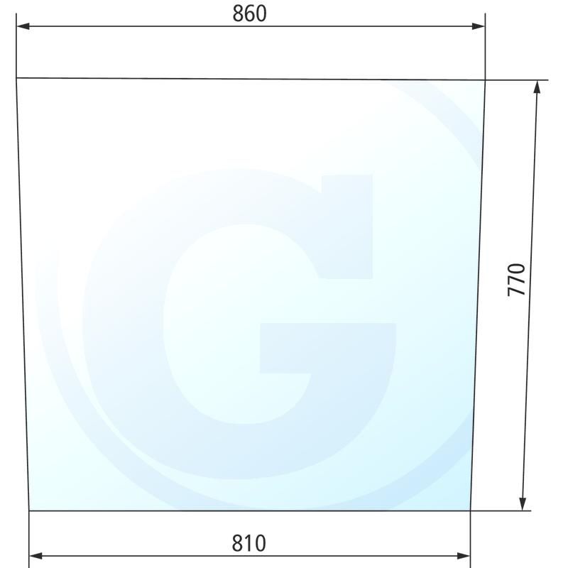 Szyba przednia Lamborghini Same Explorer 0.9241.210.0/10