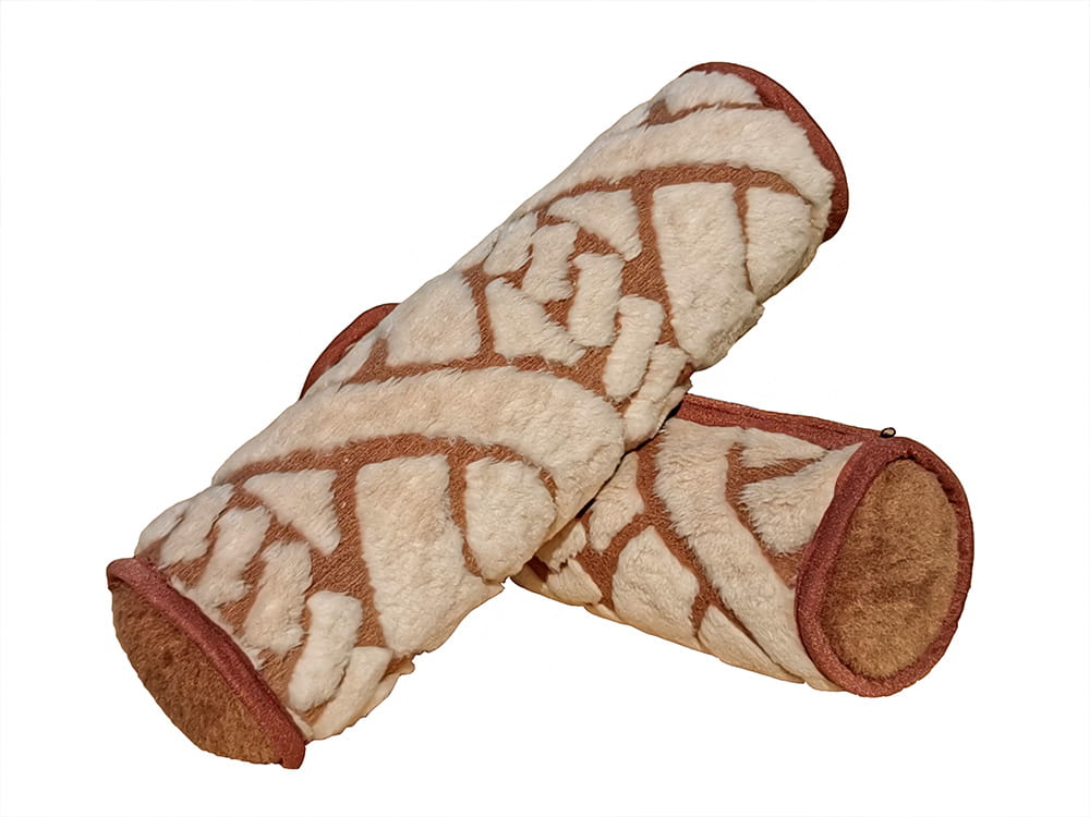 wałek wełniany camel jasny trentino / podpora karku