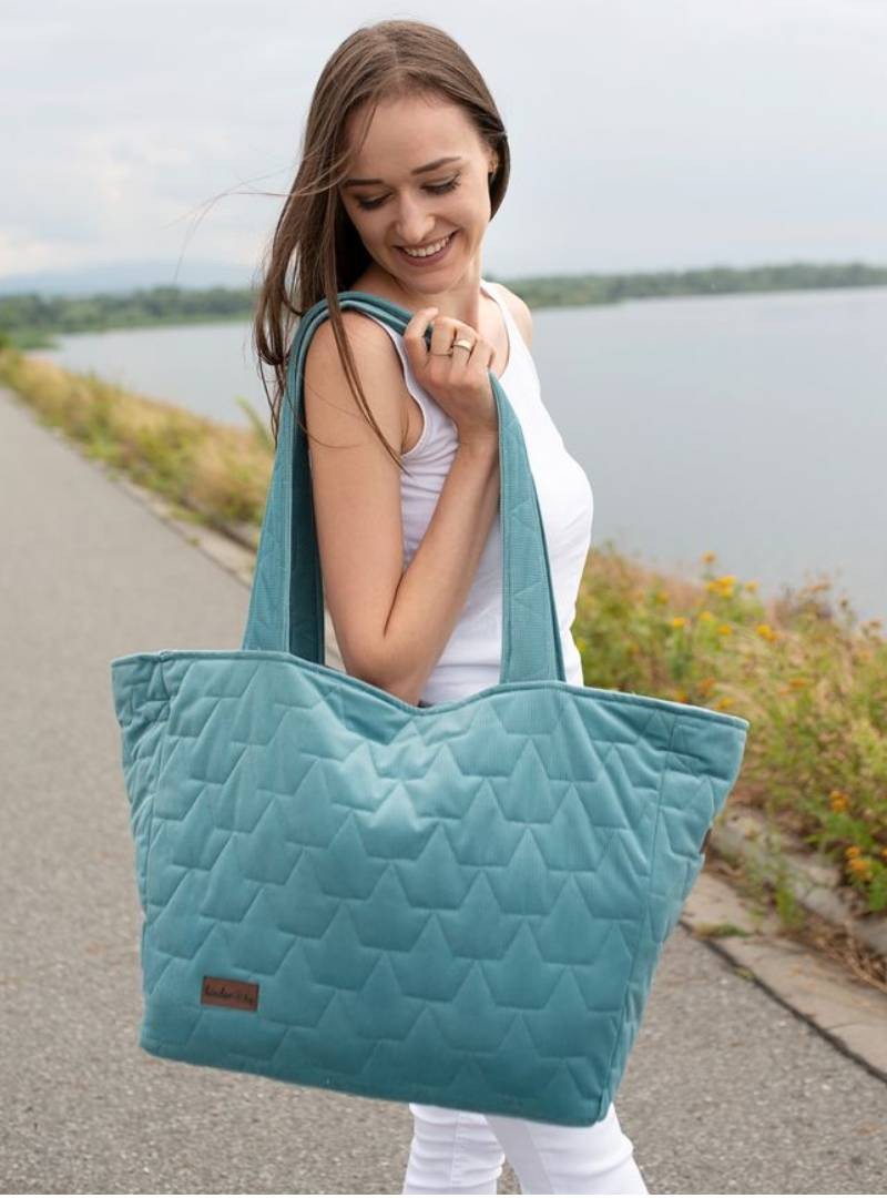 Torba Kinder Hop Shopper Leaves Ocean Green