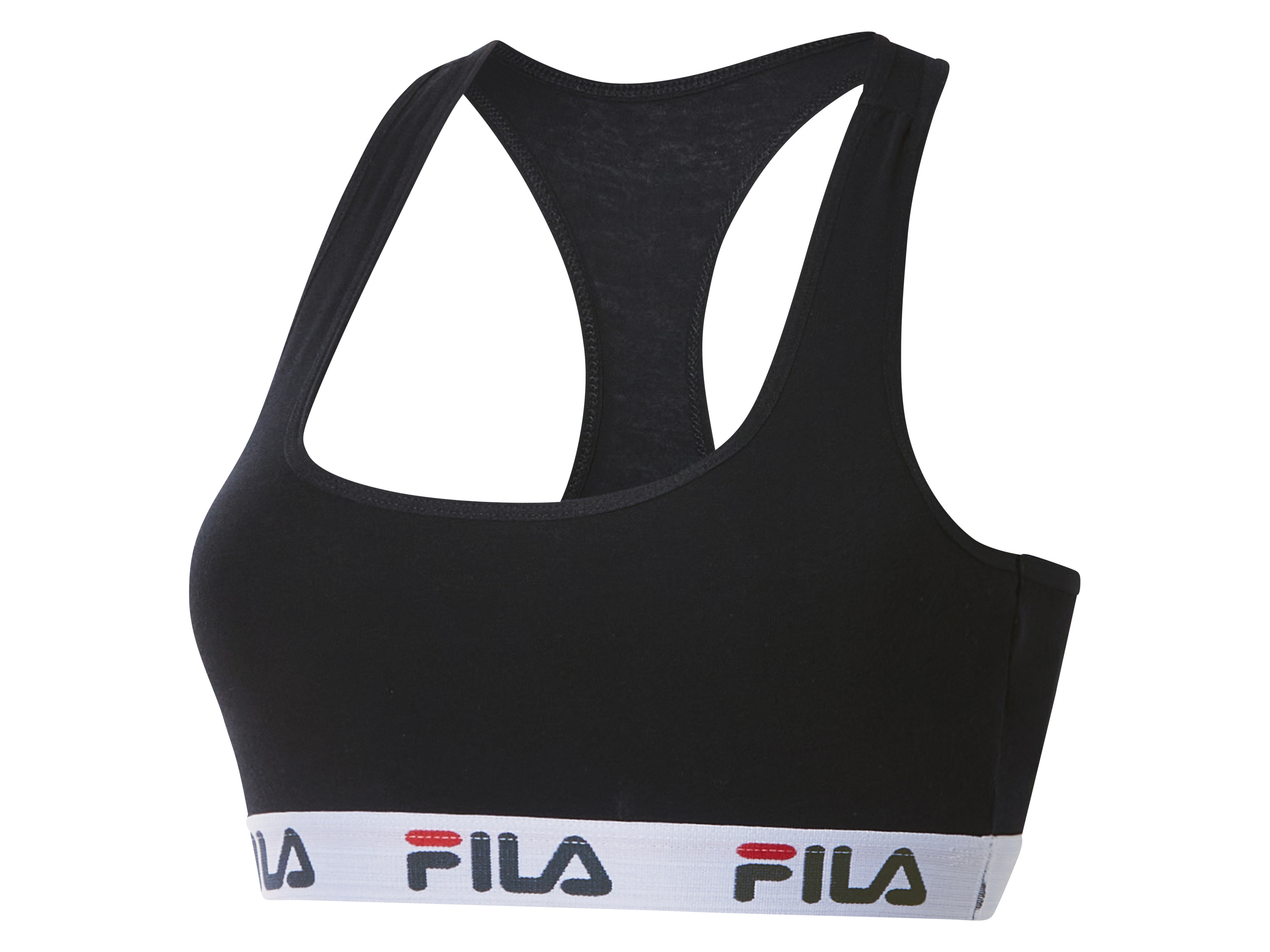 Fila Biustonosz sportowy damski Czarny, S