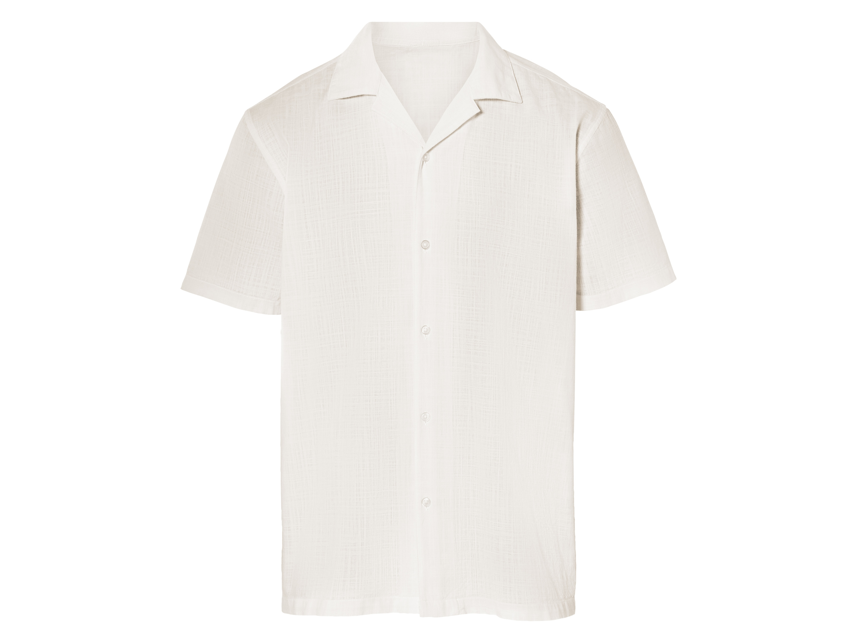 Livergy Koszula męska z bawełny Biały, XL 43/44