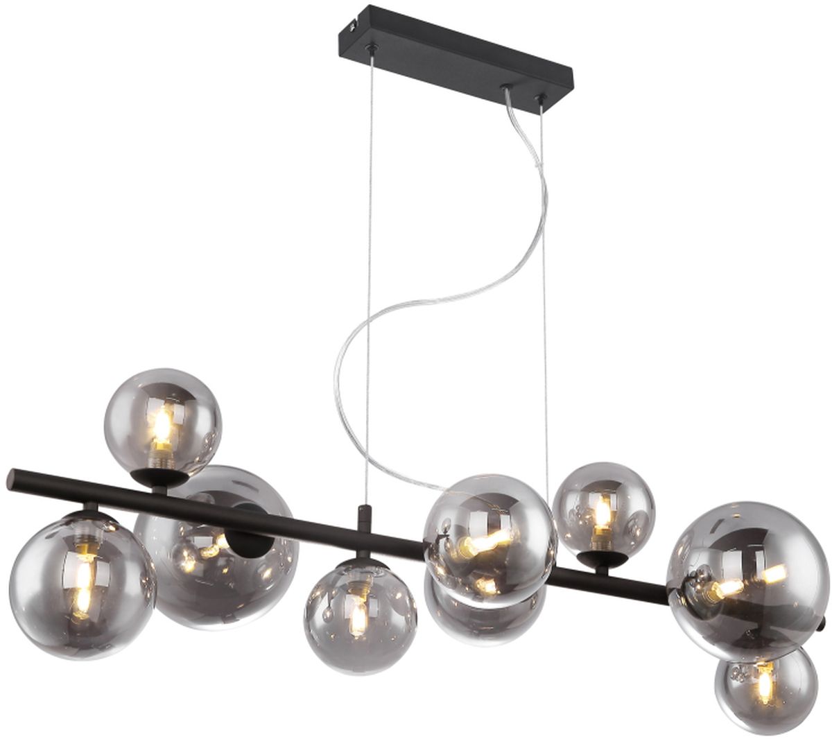 Darmowa Dostawa - Lampa wisząca powyżej 6x3.5 W czarny Globo Lighting Riha 561339H