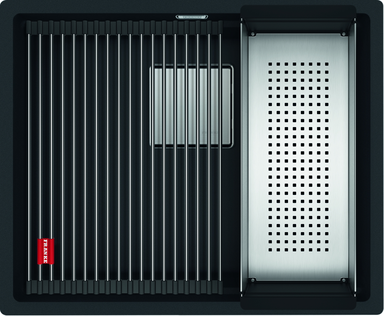 Darmowa Dostawa - Zlewozmywak granitowy 52x42 cm czarny Franke Kanon 1250633002