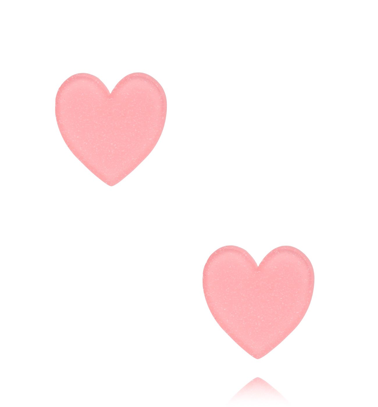 Kolczyki różowe serca Siamanna KZA0311