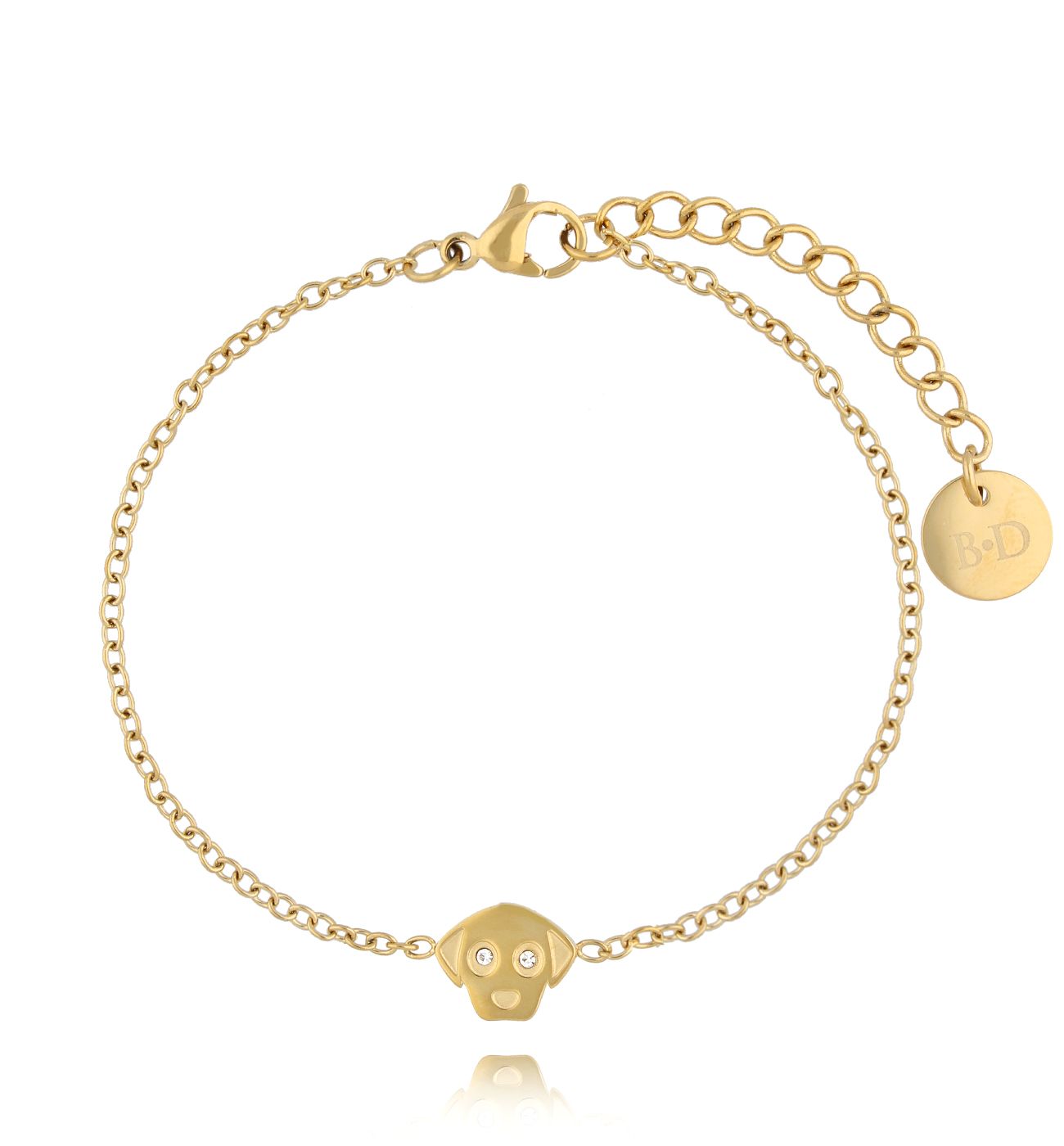 Bransoletka złota z pieskiem Marco BSA0539