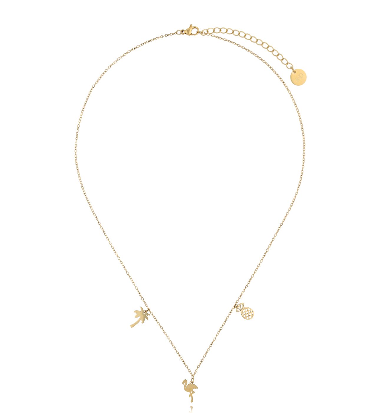 Naszyjnik złoty z zawieszkami Serengeti NSA1026