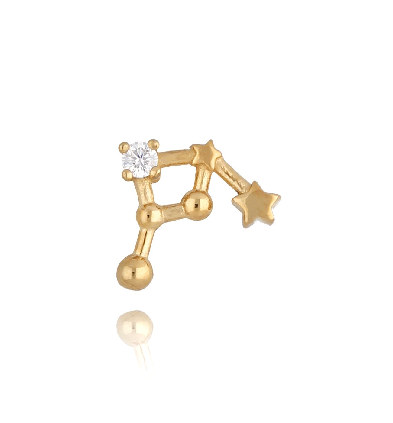 Kolczyk z konstelacją Waga KCON0007