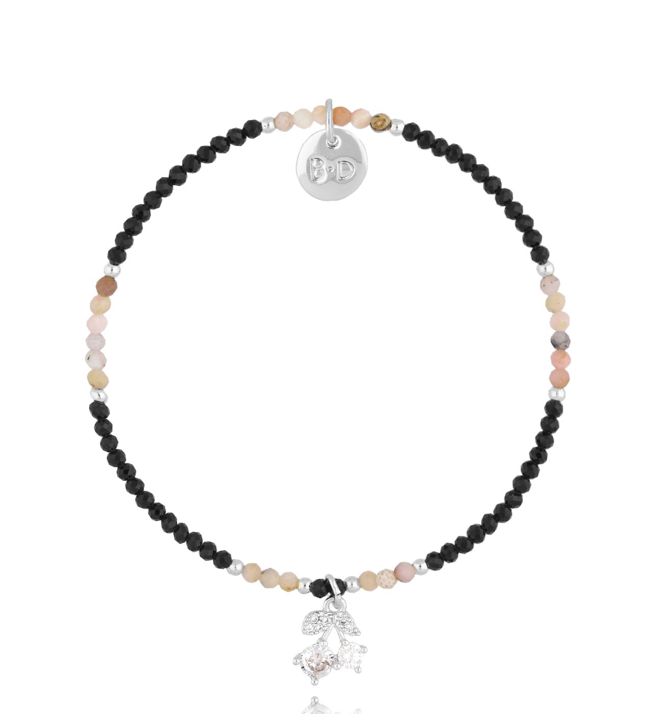 Bransoletka z turmalinami i wisienkami Cimarron - By Dziubeka