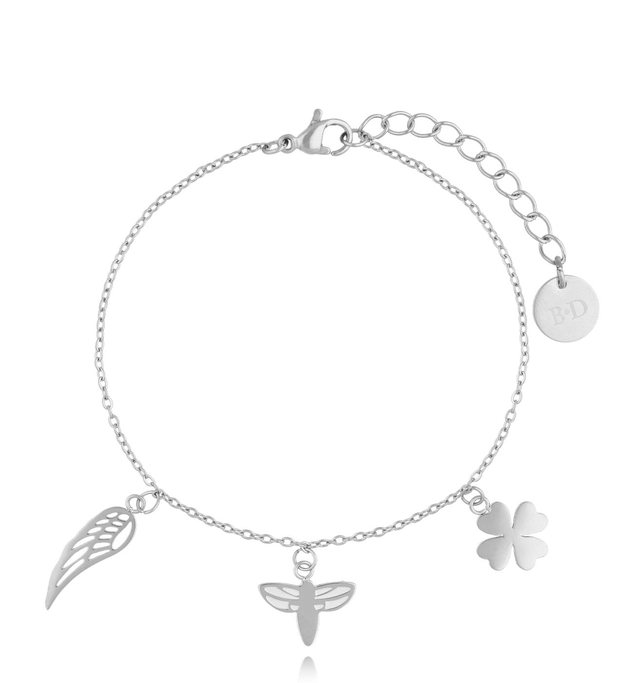 Bransoletka srebrna z zawieszkami Serengeti BSA0528