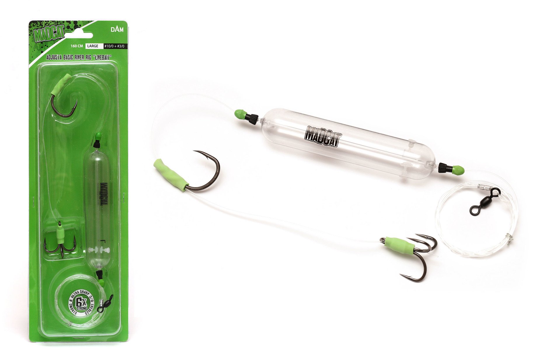 DAM MadCat Zestaw sumowy Adjusta Basic River Rig Livebait M