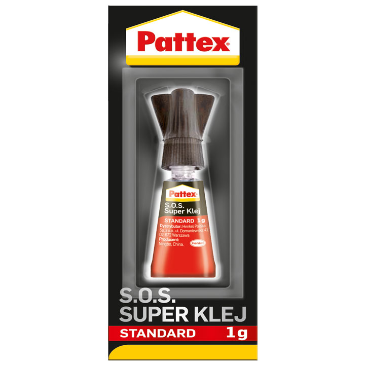 PATTEX S.O.S. SUPER KLEJ STANDARD BŁYSKAWICZNY 1G - Petrostar